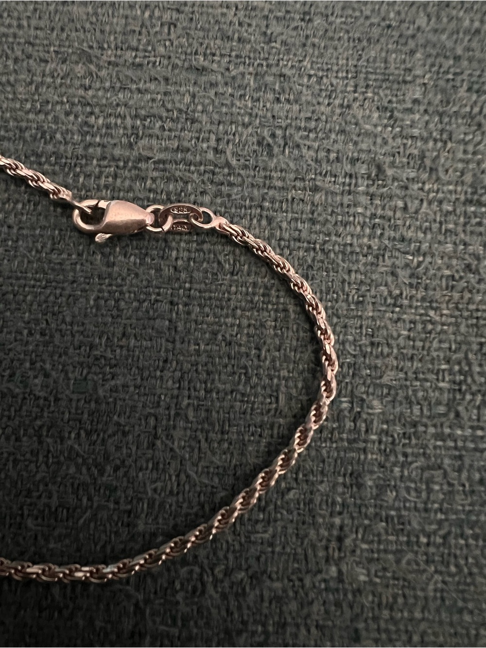 Sterling silver necklace and bracelet - Picture 3 of 6